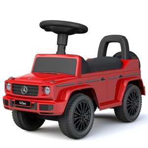 Дитяча каталка-толокар машина ДЖИП 652-3 Mercedes Мерседес з музикою / червоний