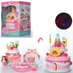 Розвиваюча іграшка Будиночок BLD503 Торт прикраси солодощі меблі лялька**
