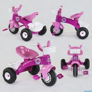 Велосипед дитячий триколісний 07-169 біло-рожевий