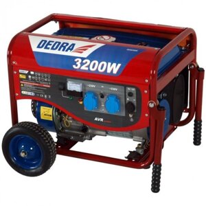Бензиновий генератор Dedra DEGB3600K потужність 3,2 кВт