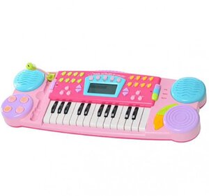 Дитячий синтезатор-піаніно WinFun 2036 G-NL Рожевий / 25 клавіш / LCD дисплей / для дівчинки