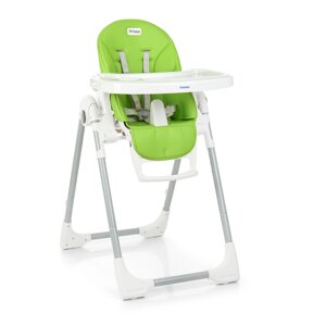 Дитячий стільчик для годування EL CAMINO ME 1038 PRIME Green Apple / сидіння екокожа / колір зелений **