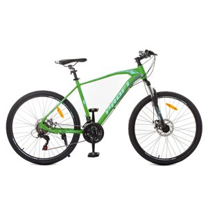 Велосипед спортивний алюмінієвий MTB PROFI 26 дюймів G26VELOCITY A26.1 SHIMANO / зелено-чорний