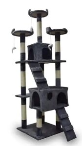 Висока кігтеточка Animel Tower сіра 170 см 1046