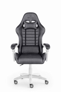Комп'ютерне крісло Hell's HC-1003 White-Grey (тканина)