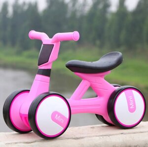 Дитячий мотоцикл каталка-толокар Bambi M 4086-8 музика світло рожевий **