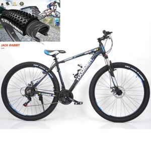 Велосипед гірський спортивний S200 HAMMER колеса 29 дюймів рама алюміній чорно-синій