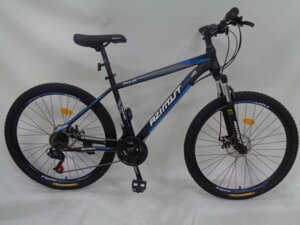 Гірський велосипед AZIMUT AQUA колеса 27.5 дюймів GFRD / SHIMANO / рама 17" / чорно-синій