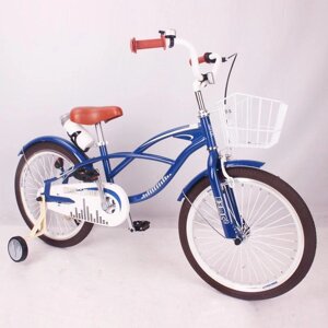 Велосипед дитячий двоколісний STRAIGHT A STUDENT-20 Blue колеса 20 дюймів синій