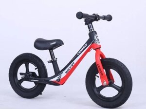 Беговел велобіг від толокар дитячий PROFI KIDS дитячий колеса 12 дюймів M 5451A-5 чорний