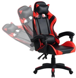Крісло комп'ютерне ігрове або для офісу Pro Gamer Jaguar червоне