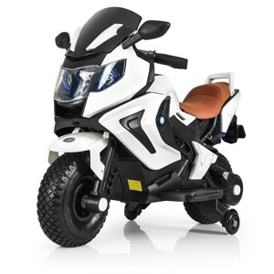 Дитячий електромобіль мотоцикл Bambi Racer M 3681AL-BMW 1 на надувних колесах / колір білий**