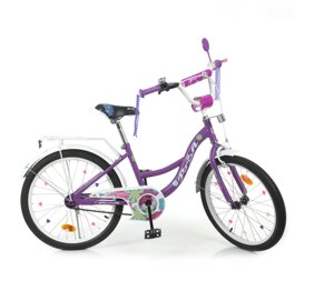Дитячий велосипед колеса 20 дюймів PROFI Y20303N Blossom бузковий**