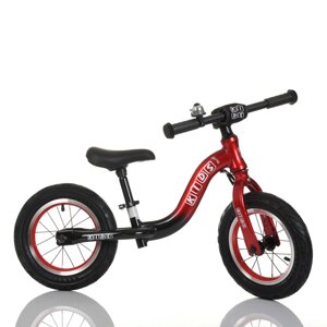 Беговел велобіг від дитячий PROFI KIDS колеса 12д ML1203A-1 колеса надувні гумові /рама алюміній / чорно-червоно