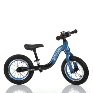 Беговел велобіг від дитячий PROFI KIDS колеса 12д ML1203A-3 колеса надувні гумові /рама алюміній / чорно-синій