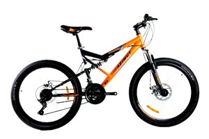 Гірський Двопідвісний велосипед 24 дюймів 17 рама Azimut Scorpion 24-095-S