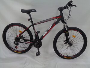 Спортивний гірський велосипед Azimut Aqua 26 дюйми FRD чорно-червоний
