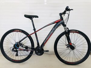Спортивний дорослий велосипед Azimut NEVADA (Азимут НЕВАДА) 26 дюймів рама 15,5 чорний