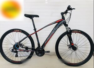 Гірський спортивний дорослий велосипед Azimut Nevada (Азімут Невада) 29 дюймів рама 17 чорно-червоний