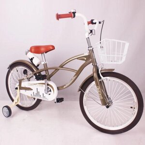 Велосипед дитячий двоколісний STRAIGHT A STUDENT-20 Bronze колеса 20 дюймів бронзовий