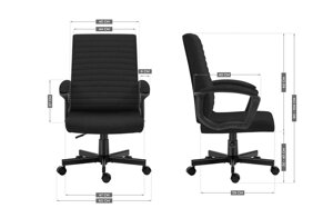 Крісло офісне Mark Adler Boss 2.5 Black