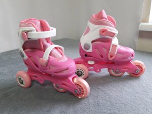 Ролики Дитячі Рожеві16021 розмір S (31-34) парні задні колеса