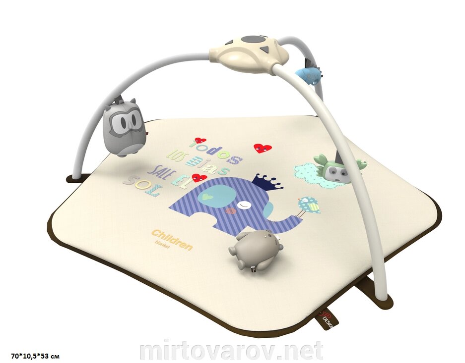 Розвиваючий коврик для немовлят з проектором 63556 від компанії Мір товарів - фото 1