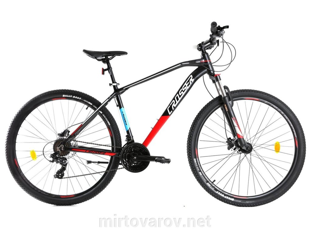 Спортивний Гірський алюмінієв. велосипед Crosser Jazz 29 дюймів LTWOO з гідравлічними гальмами/червоний від компанії Мір товарів - фото 1