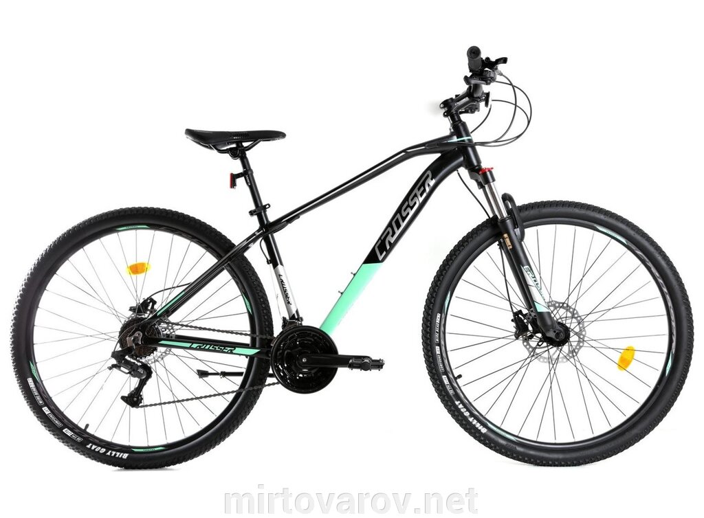 Спортивний Гірський алюмінієв. велосипед Crosser Jazz 29 дюймів LTWOO з гідравлічними гальмами/зелений від компанії Мір товарів - фото 1