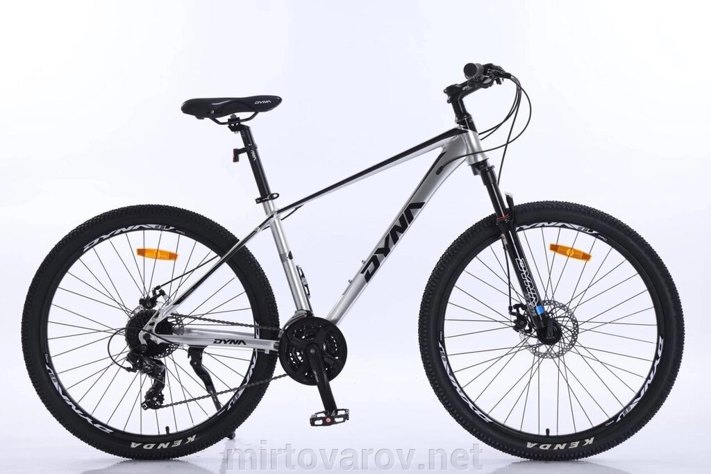 Спортивний гірський велосипед 26 дюймів T12000 DYNA алюмінієвий, дискові гальма, 24 швидкості / білий від компанії Мір товарів - фото 1