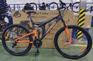 Спортивний гірський велосипед AZIMUT POWER колеса 26 дюймів FRD / з амортизатором / помаранчевий