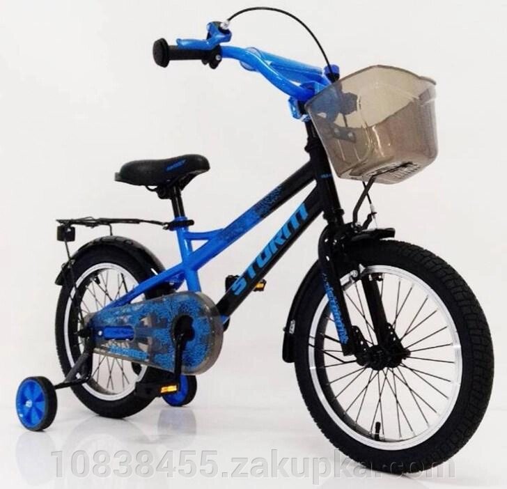 Велосипед 18-STORM синій. Збірка 85% від компанії Мір товарів - фото 1