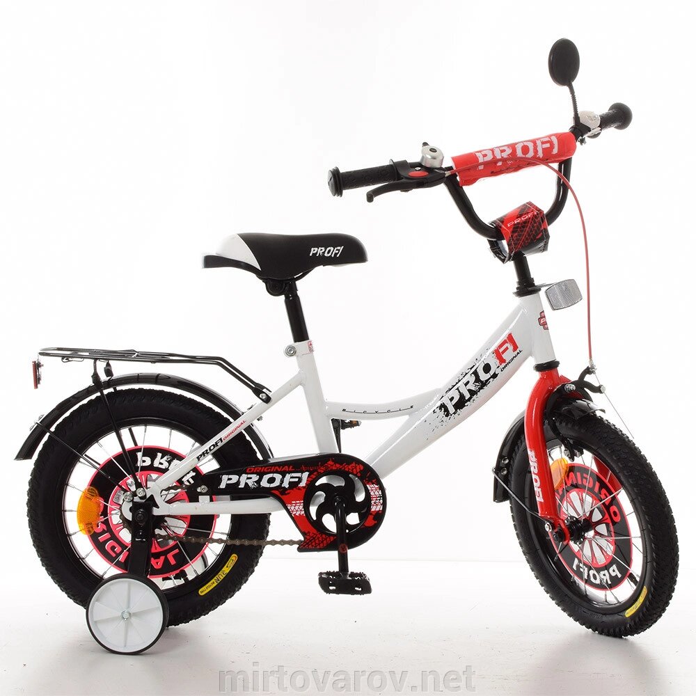Велосипед дитячий двоколісний PROFI XD1445 Original boy 14 дюймів біло-червоний ** від компанії Мір товарів - фото 1