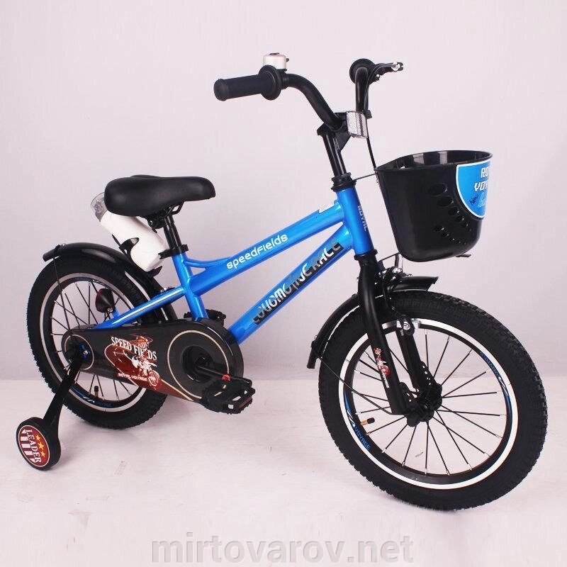 Велосипед дитячий двоколісний SPEED FIELDS-16 Blue колеса 16 дюймів синій від компанії Мір товарів - фото 1