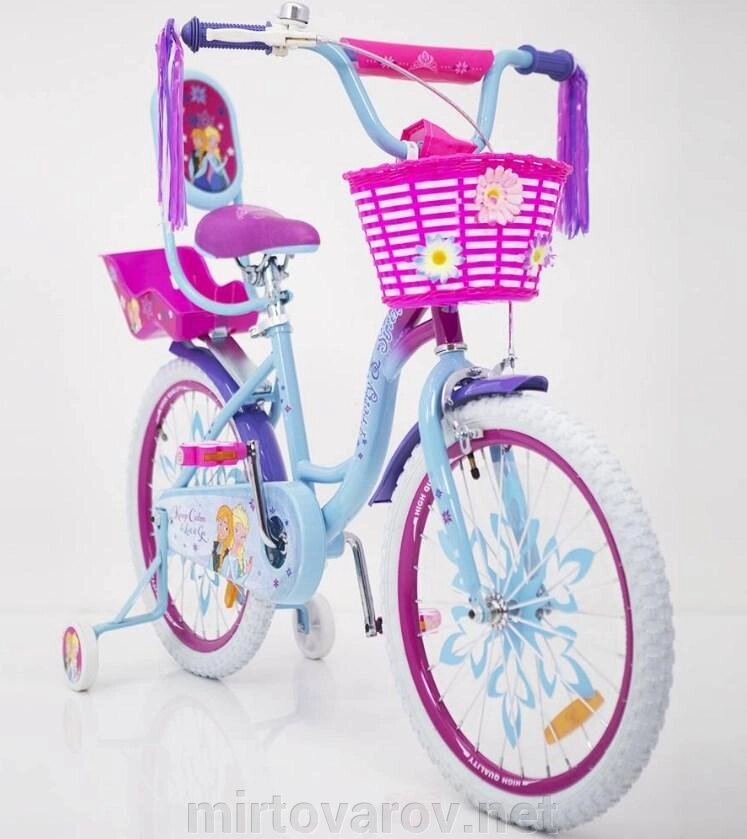 Велосипед для дівчаток з батьківською ручкою "PRINCESS-2" 19PS02-20 від компанії Мір товарів - фото 1