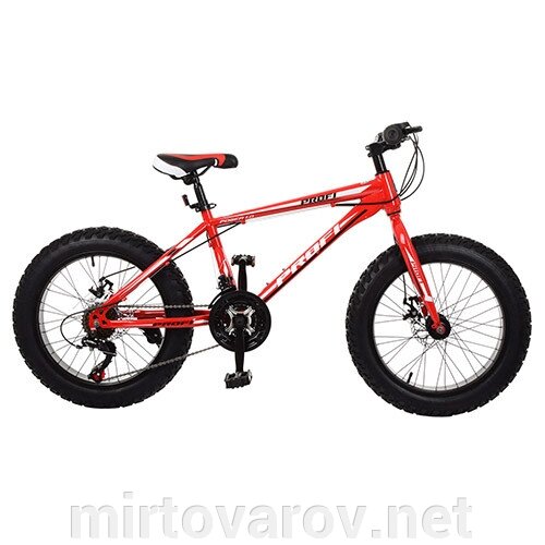 Велосипед Фетбайк EB26POWER 1.0 S26.4 колеса 26 дюймів / SHIMANO / чорно-червоний** від компанії Мір товарів - фото 1