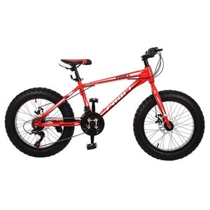 Велосипед Фетбайк EB26POWER 1.0 S26.4 колеса 26 дюймів / SHIMANO / чорно-червоний