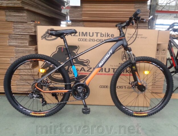 Велосипед спортивний підлітковий Azimut Gemini GFRD SHIMANO 24 дюйма / 21 швидкість від компанії Мір товарів - фото 1