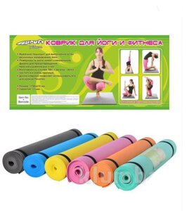Йогомат Спортивний Килимок для фітнесу Profi MS 0205 Для йоги Для фізкультури