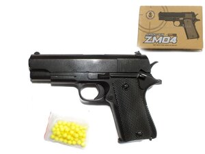 ZM04 Дитячий пістолет метал пластиковий корпус