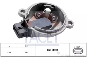 Датчик розподілвалу GOLF IV/ octavia, superb/audi A4, A6 1.8-4.2 94-FACET (90365)