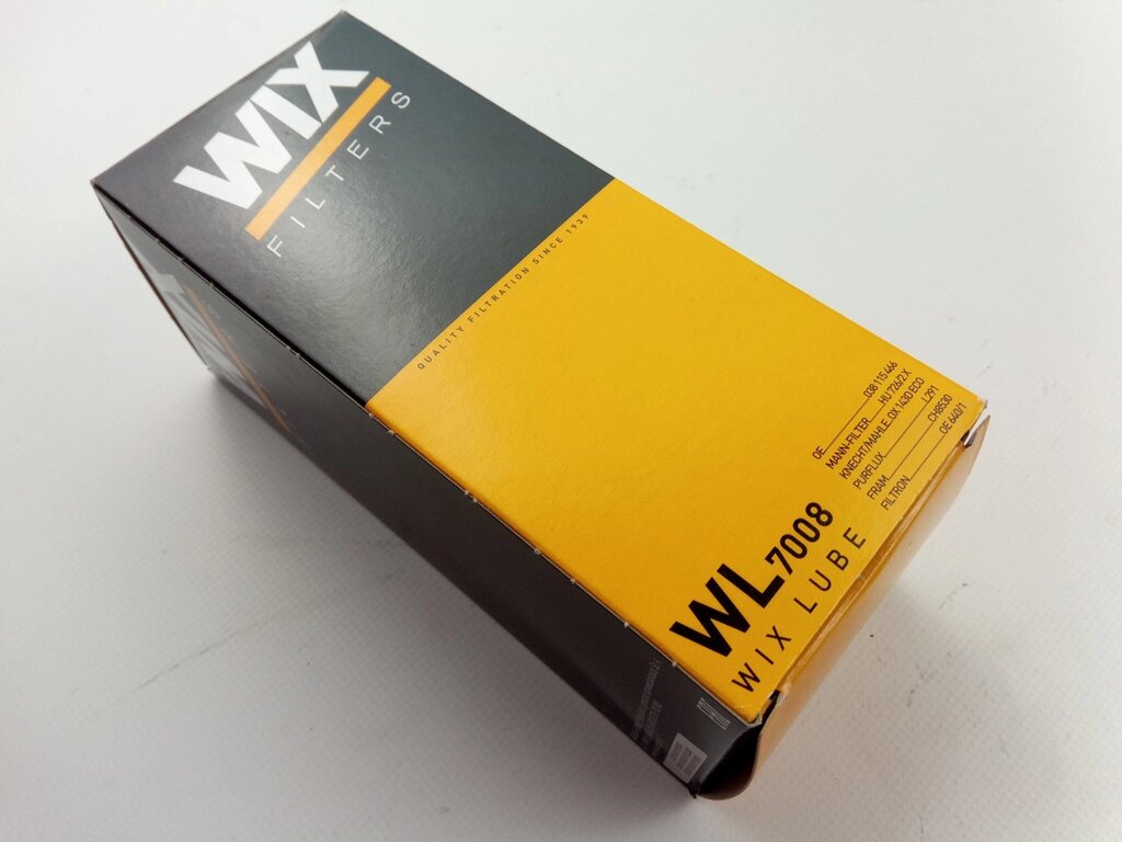 Фільтр масляний VAG, WIX (WL7008) (038115466) від компанії Автосклад - фото 1