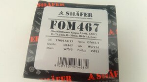 Фільтр масляний renault, shafer (FOM467) 7700274177