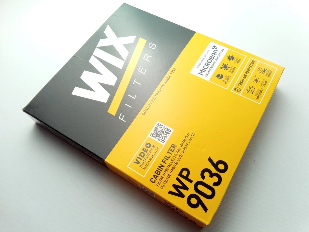 Фильтр салона VAG, WIX (WP9036) (6Q0820367) від компанії Автосклад - фото 1