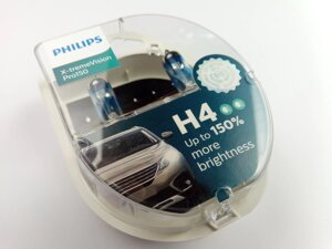 Лампа philips H4 12v 60/55-43 X-treme vision pro150 (150) (12342XVPS2) пара