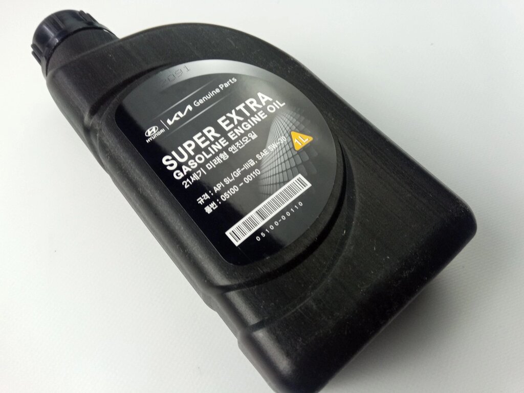 Масло моторное  5W-30 синтетическое HYUNDAI Super Extra Gasoline  1л (05100-00110) (0510000110) від компанії Автосклад - фото 1