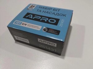 Набор инструментов APRO (251431) 72Т/трещетка ?31 насадка