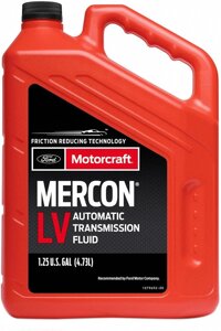 Масло трансмиссионное Motorcraft Mercon LV Automatic 4.7л. (XT105Q3LV)