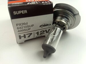 Лампа OSRAM H7 12v 55w SUPER + 30 % (64210 SUP) 1 шт. (N10320102)