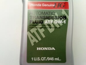 Масло трансмиссионное ATF DW-1, HONDA (082009008) 1л. (08200-9008)